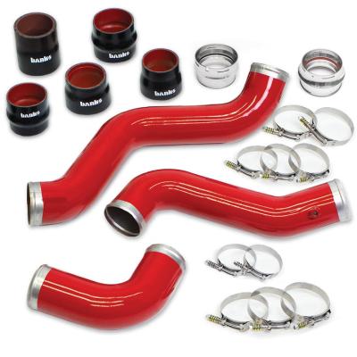 Boost Tube Upgrade Kit Fits 20-25 Chevy/GMC 2500/3500 6.6L Duramax, L5P Red Powdercoat Banks Power