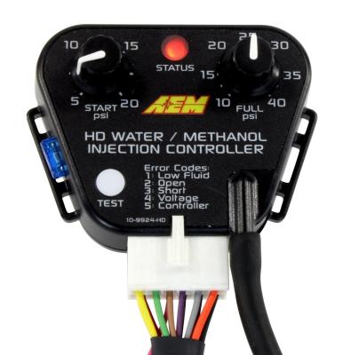 V3 Water/Methanol Injection Kit 40 PSI Max HD Controller 5 Gallon Reservoir AEM Electronics