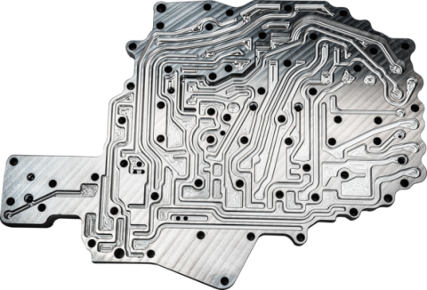 ATS 68Rfe Billet Channel Plate Kit Fits 2019+ 6.7L Cummins