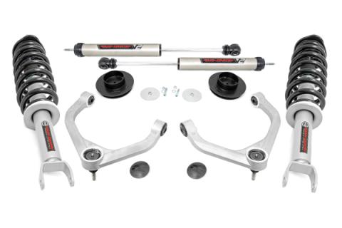 3.5 Inch Ram Bolt-On Lift Kit w/ N3 Struts and Rear V2 Shocks 19-23 Ram 1500 4WD) Rough Country