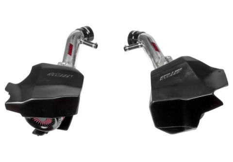 350Z Dual Long Tube Air Intake Kit Gen 2 Z33 Oil Filter For 07-09 Nissan 350Z Stillen