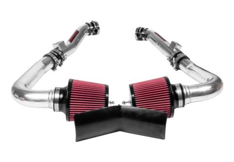 Infiniti G35 Dual Ultra Long Tube Air Intake Kit Gen 3 Oil Filter For 20-08 Infiniti G35 Sedan Stillen