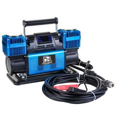 Twin Head Portable Compressor 150PSI, 10.6CFM, Automatic BullDog Winch
