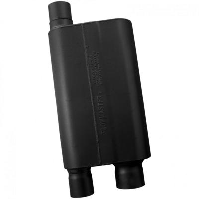 80 Series Chambered Muffler 80 Series Crossflow 3.00 Inch (O) / 2.5 Inch Out (D) Aggressive Sound Flowmaster