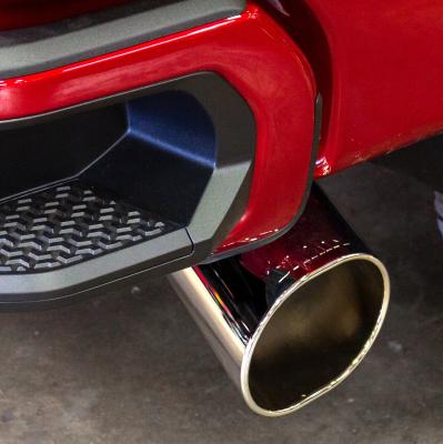 Monster Exhaust System 5-inch Single Exit Chrome Tip 20-22 Chevy/GMC 2500/3500 Duramax 6.6L L5P Banks Power