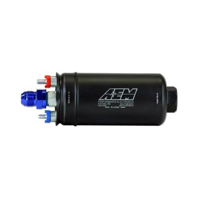 400LPH (AN) Inline High Flow Fuel Pump Inlet -10AN Outlet -6AN AEM Electronics