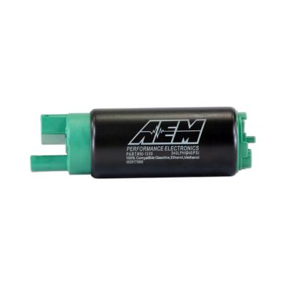 340LPH E85-Compatible High Flow In-Tank Fuel Pump Offset Inlet/340LPH at40psi/Not application specific AEM Electronics