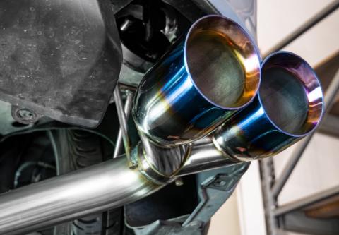 Honda Civic Cat-Back Exhaust Burnt Blue Tip For 22+ 1.5T Honda Civic Stillen