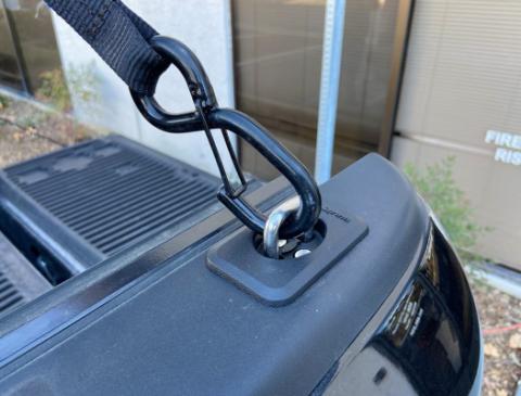 Raised Fit Retractable Tie-Down Anchors 2009+ Dodge RAM 1500/2500/3500 '14 -19 Toyota Tundra CrewMax 22'+ Hyundai Santa Cruz Bullring