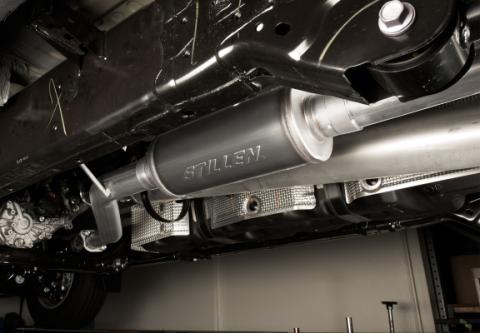 24-Present Toyota Tacoma Side Exit Cat Back Exhaust with Polished Tip Stillen