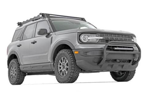Nudge Bar 20 Inch Chrome Series Single Row LED 21-Up Ford Bronco Sport Rough Country