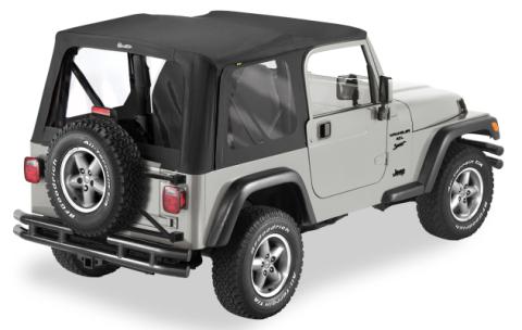 Replace-A-Top for OEM Hardware For Jeep 2003-2006 Wrangler TJ Clear Black Diamond No Door Skins Included Bestop