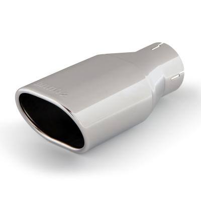 Monster Exhaust System Single Exit Chrome Ob Round Tip 97-99 Jeep 2.5/4.0L Wrangler TJ Banks Power