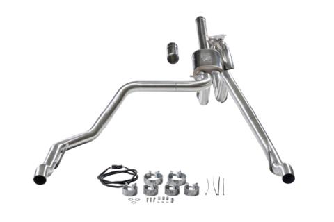 Signature Series Cat-Back Exhaust System Fits 2024-2026 GM 1500 6.2-Liter, Signature Series Cat-Back Exhaust System, With Active Valve, 304 Stainless Steel Flowmaster