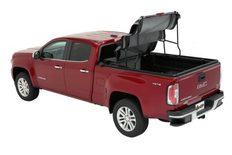Supertop Truck Bed Cap 2 For Chevy/GMC 2015-2024 Colorado/Canyon 5.0 Foot Black Diamond PVC Coated Sailcloth No Drill Bestop
