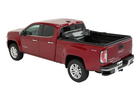 Supertop Truck Bed Cap 2 For Chevy/GMC 2015-2024 Colorado/Canyon 5.0 Foot Black Diamond PVC Coated Sailcloth No Drill Bestop