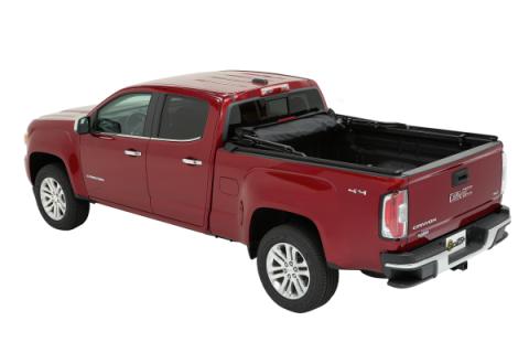 Supertop Truck Bed Cap 2 For Chevy/GMC 2015-2024 Colorado/Canyon 5.0 Foot Black Diamond PVC Coated Sailcloth No Drill Bestop