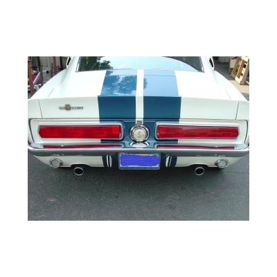 American Thunder Crossmember-Back Exhaust System Fits 1967-1970 Ford Mustang With V8 Engine Stainless Steel Aggressive To Moderate Sound Flowmaster