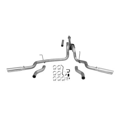 American Thunder Cat-Back Exhaust System Fits 2009-2014 Ford F-150 With 4.6L, 5.0L Or 5.4L Engine, Stainless Steel Aggressive To Moderate Sound Flowmaster