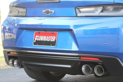 American Thunder Axle-Back Exhaust System Fits 2016-2024 Camaro Ss, Zl1 With 6.2L Engine With Factory Npp Exhaust Option Aggressive Sound Flowmaster