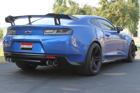 American Thunder Axle-Back Exhaust System Fits 2016-2024 Camaro Ss, Zl1 With 6.2L Engine With Factory Npp Exhaust Option Aggressive Sound Flowmaster