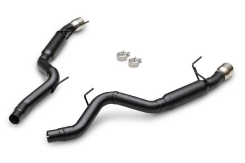Outlaw Axle-Back Exhaust System Fits 2024-2026 Ford Mustang Gt 5.0-Liter And Ecoboost 2.3-Liter, Outlaw Axle-Back 3.00-Inch Stainless Steel Exhaust System, 4.00-Inch Polished Tips With No Valves Flowmaster