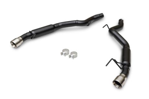 Outlaw Axle-Back Exhaust System Fits 2024-2026 Ford Mustang Gt 5.0-Liter And Ecoboost 2.3-Liter, Outlaw Axle-Back 3.00-Inch Stainless Steel Exhaust System, 4.00-Inch Polished Tips With No Valves Flowmaster