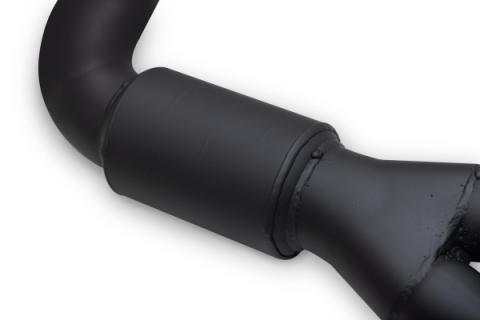 Outlaw Axle-Back Exhaust System Fits 2024-2026 Ford Mustang Gt 5.0-Liter And Ecoboost 2.3-Liter, Outlaw Axle-Back 3.0-Inch Stainless Steel Exhaust System, 4.00-Inch Polished Quad Tips With Valves Flowmaster