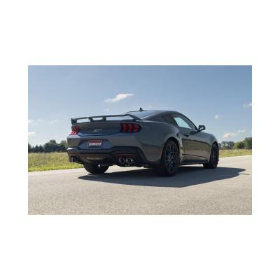 Outlaw Axle-Back Exhaust System Fits 2024-2026 Ford Mustang Gt 5.0-Liter And Ecoboost 2.3-Liter, Outlaw Axle-Back 3.0-Inch Stainless Steel Exhaust System, 4.00-Inch Polished Quad Tips With Valves Flowmaster