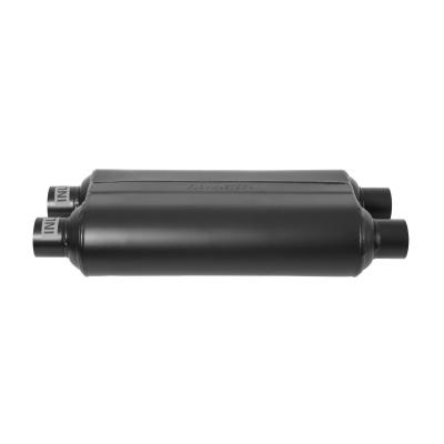 50 Series Hd Chambered Muffler 50 H.D. Stainless Steel 2.50 Dual In 2.50 Dual Out Moderate Sound Flowmaster