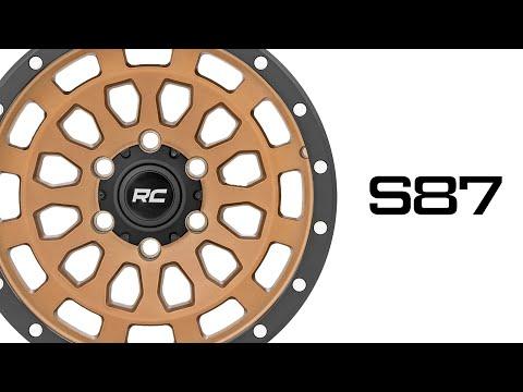 87 Series Wheel Simulated Beadlock Bronze/Black 17x8.5 6x5.5 +0mm Rough Country