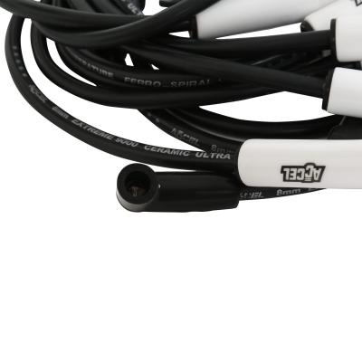 Spark Plug Wire Set Extreme 9000 Ceramic Boot Ford 5.0L W/ Eec-Iv 83-93 This Custom Fit Extreme Heat Ceramic Boot Spark Plug Wire Set Fits Ford 5.0L Eec-Iv 1983-1993 ACCEL