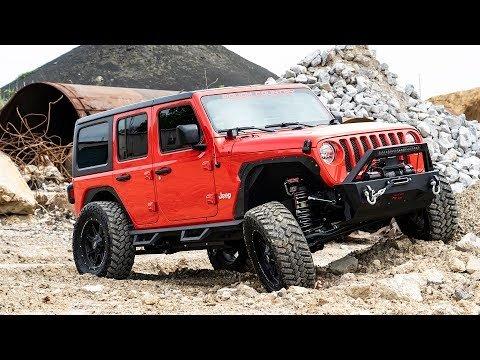 Jeep Contoured Drop Steps 18-20 Wrangler JL 2 Door Rough Country