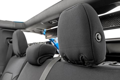 Bronco Seat Covers Front and Rear 21-22 Ford Bronco 4-Door Rough Country