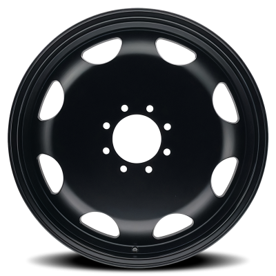 Dually Wheels Summit Dually 9110D MB 22x8.25 Matte Black 8 On 165.1 Bolt Pattern 100 Offset 116.7 Bore Cali Offroad Wheels