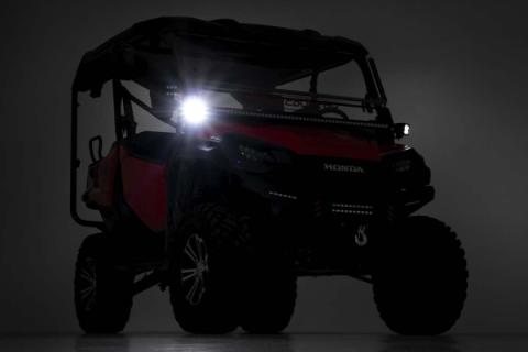 Honda Dual LED Cube Kit 2.0 Inch Black Series w/ Amber DRL 16-20 Pioneer Rough Country