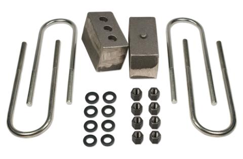 4 Inch Rear Block &amp; U-Bolt Kit 03-13 Dodge Ram 2500 4WD 03-18 Dodge Ram 3500 4WD w/4 Inch Rear Axle Tuff Country
