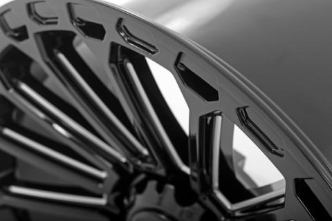 97 Series Wheel One-Piece Gloss Black 20x10 6x5.5 -25mm Rough Country