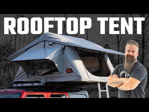 Roof Top Tent Rack Mount 12 Volt Accessory and LED Light Kit Rough Country
