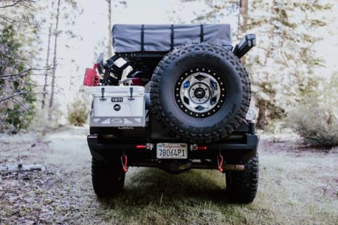 Tacoma Swing-Out Bumper Ice Chest Holder 05-15 Toyota Tacoma All Pro Off Road
