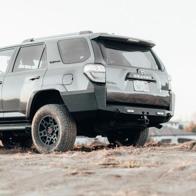 6th Gen 4Runner Rear Steel APEX Bumper Black Powder Coat All Pro Off Road