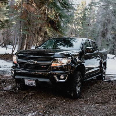 15-22 Chevy Colorado and 15-22 GMC Canyon HD Rock Sliders Short Bed Bare All Pro Off Road