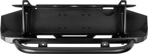 16-23 Toyota Tacoma Low Profile Front Bumper Aluminum Black Powdercoat Center Hoop All Pro Off Road