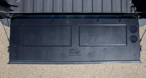 15-19 GMC Sierra 2500 Overland Tailgate Table Divided Cutting Board Black All Pro Off Road