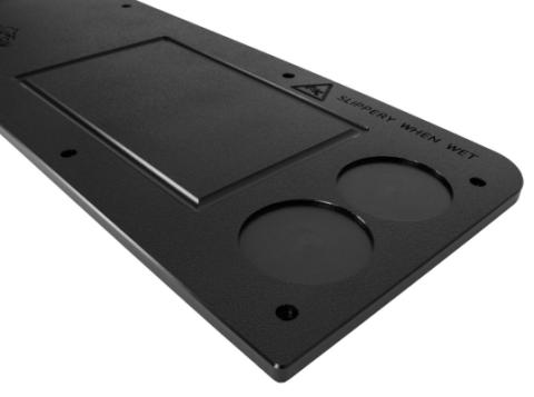 84-88 Toyota 4Runner Overland Tailgate Table Divided Cutting Board Black All Pro Off Road