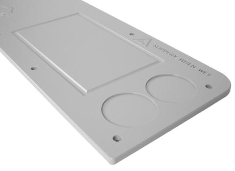 84-88 Toyota 4Runner Overland Tailgate Table Divided Cutting Board Gray All Pro Off Road