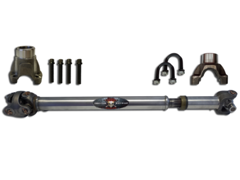 JL Rear 1310 Solid CV Driveshaft 2 Door (Sport - Sahara) Pinion Yoke Style Adams Driveshaft