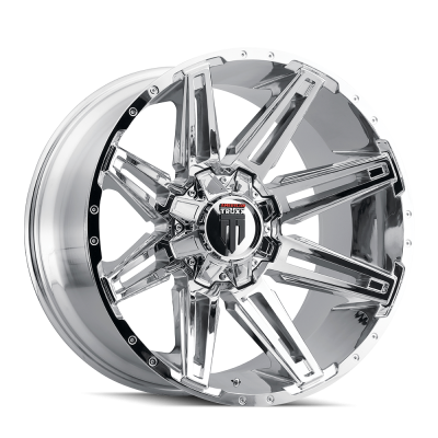 Boom AT1903 Chrome 20X9 5-127 -12MM 78.1MM Off Road Wheels American Truxx