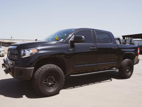 14-21 Tundra Trail Edition Rock Sliders Kick Out Powder Coat Cali Raised LED