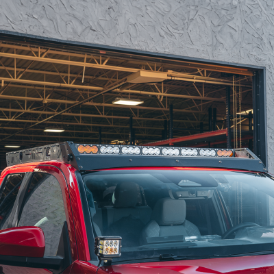 Premium Roof Rack For 24 Toyota Tacoma - Yes Lighting Cut Out Cali Raised LED